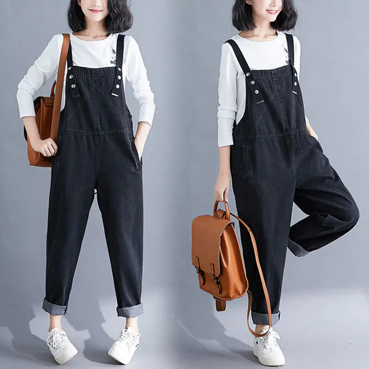 Combinaison Bretelles Lâches__Jumpsuit Loose Suspenders