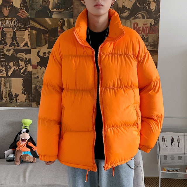 2022 Winter Coat Men&#39;s Warm Parkas Streetwear Cotton Coats Slim Male Jackets Windproof Padded Coat Mens Clothing Dropshipping